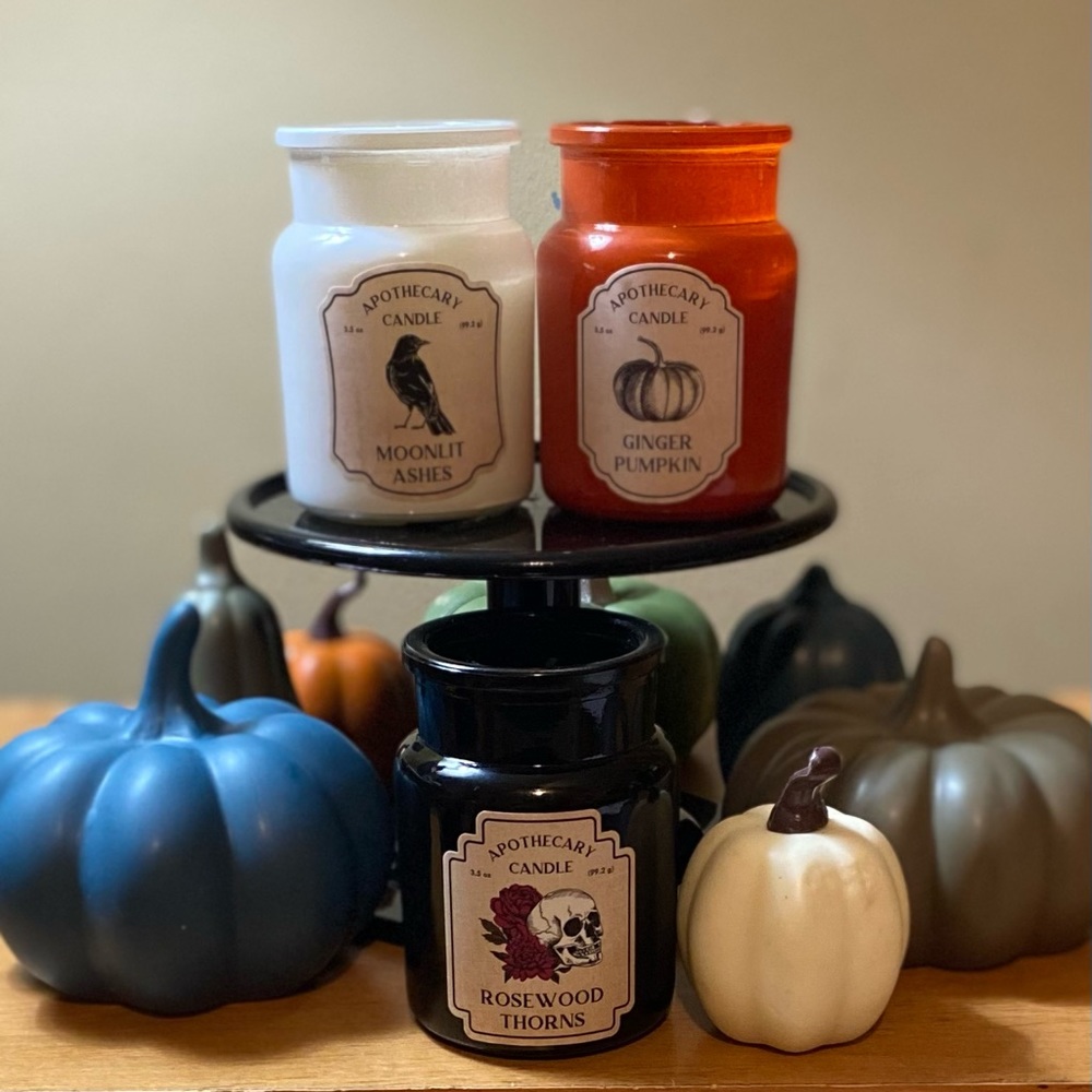 Target Bullseye Halloween 2022 Complete Set of Apothecary Candles.